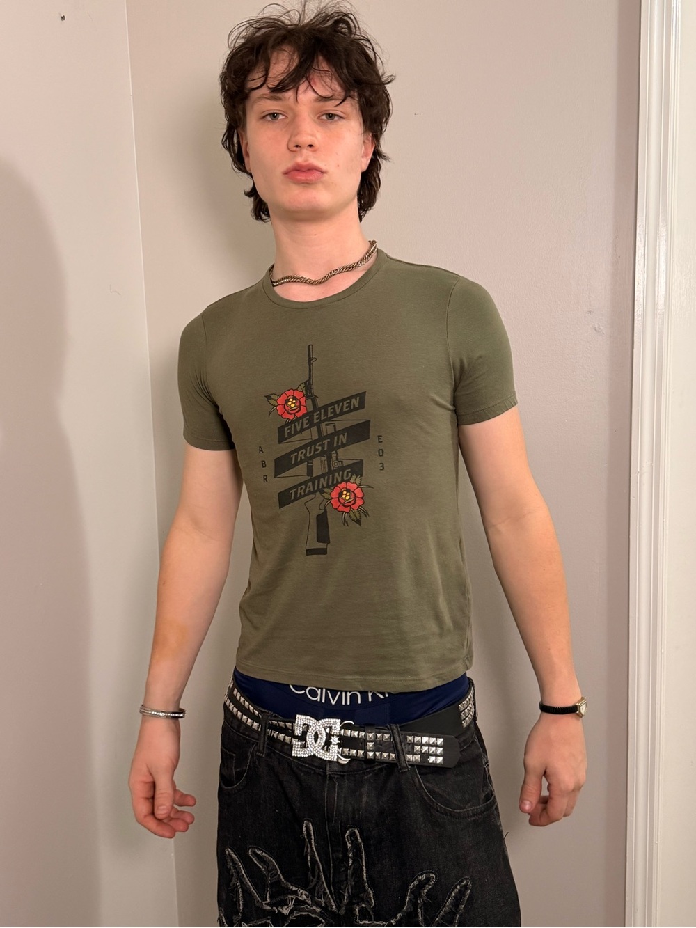 5.11 Tactical Olive Green Graphic Short Sleeve Tee
